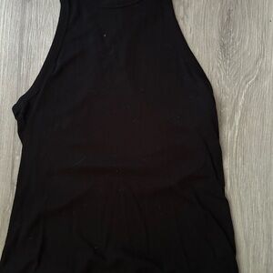 Classic Black Sleeveless Women's Top